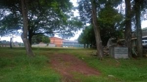 Roçada e limpeza no CTG