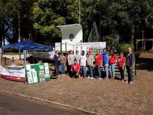 Equipe esteve realizando campanha junto a Praça Central Dr. Otto Schmiedt