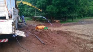 Perfuração de poços artesianos em Bom Sucesso e Linha Gramado