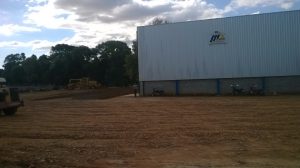Ensaibramento para a empresa MD no Distrito Industrial