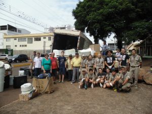 Grupo de Escoteiros Guardiões da Nascente participou da ação